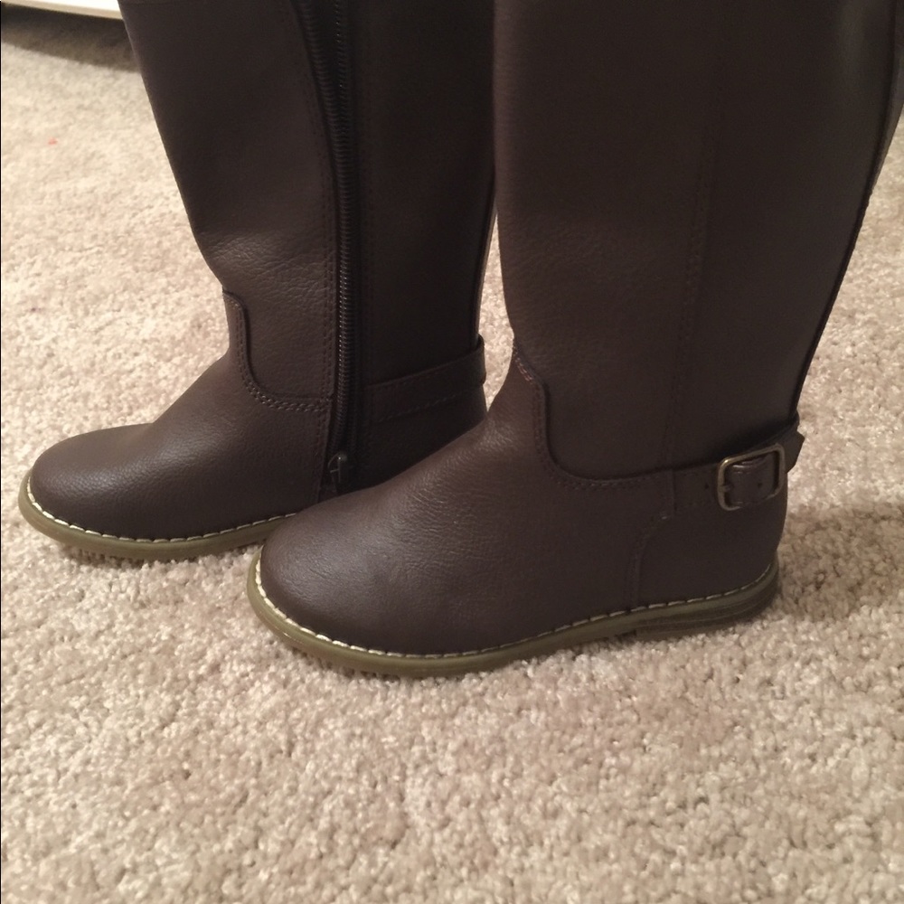 Gap Girls brown riding boots 10